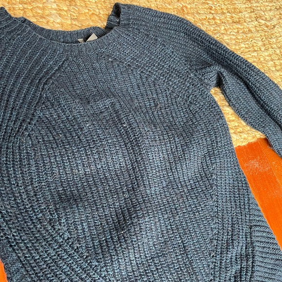 Naf Naf - Navy Blue Knit Sweater - Picture 7 of 10
